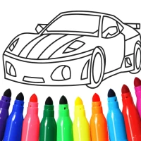 Cars Coloring & Drawing Game